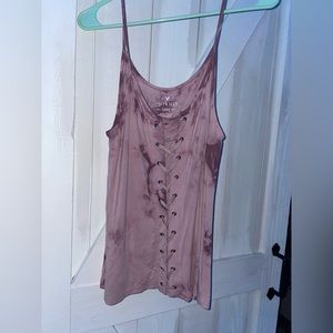 american eagle soft and sexy tie dye crossy tank